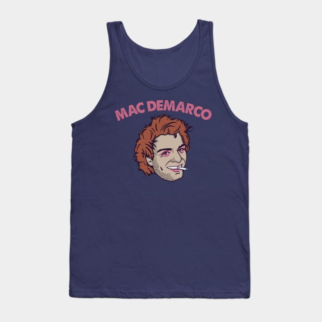 Mac DeMarco Original Illustration Design Tank Top by DankFutura